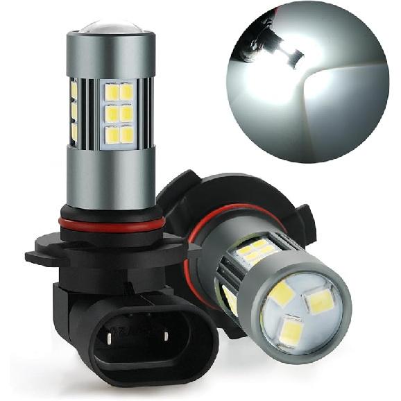 H11 LED Fog Bulbs, Super Bright H8 H16 LED Fog Lights 6500K Cool White, Plug And Play, Replacement Lights For Cars Trucks SUV, Pack Of 2