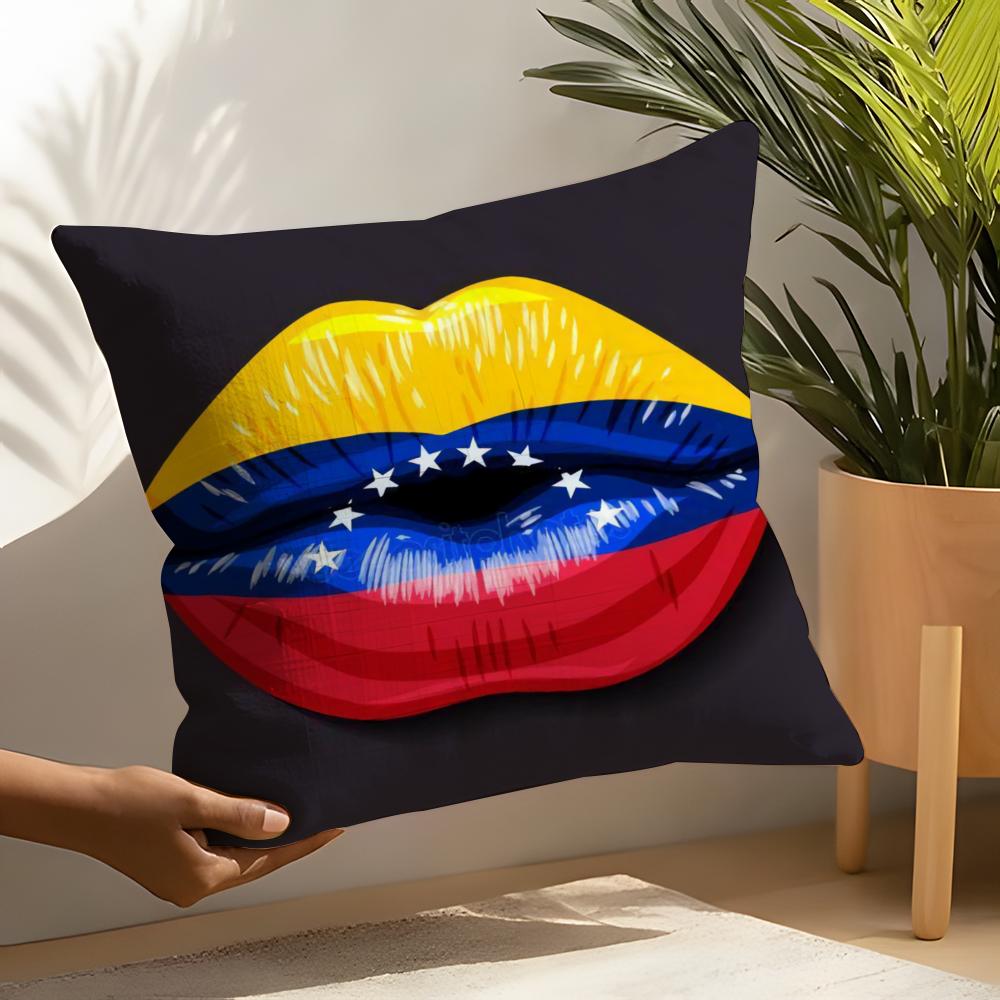 Aesthetic Art Venezuela Pillow Case Linen Cushion Covers For Decorative Sofa Home Pillows Case Car Chair Pillows Cases