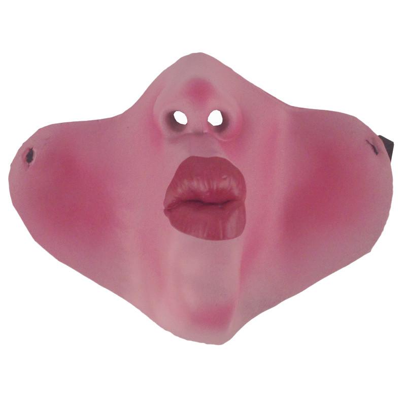 Hilarious Halloween Half Face Mask With Comical Pig Nose For Costume Fun