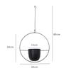 2026 New 10 Type Metal Hanging Flower Pot Nordic Chain Hanging Planter Basket Flower Vase for Home Garden Balcony Decoration
