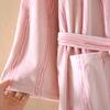 Sea Island Women's Plus Size Fleece Robe: Velvet Thickened, Long Sleeve, Warm Pajamas for Spring, Autumn, Winter