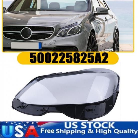 Для Benz W212 E-Class E350 2014-2016 2015 Левая сторона прозрачной крышки фары