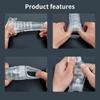 MELEON Penis Extension Sleeve Vibrator Extender Reusable Condoms Soft Delay Ejaculation Dick Sleeve Adult Sex Toys for Men