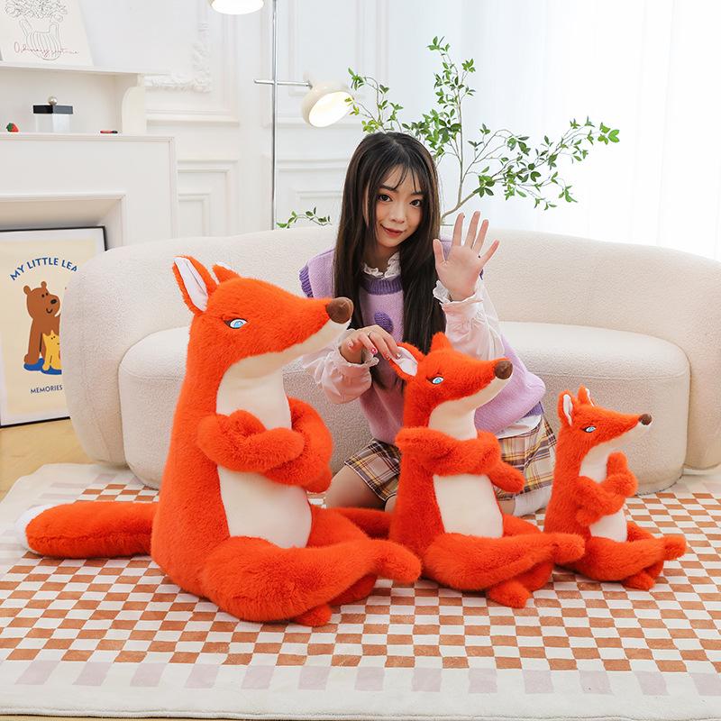 Confident Series Big Bad Wolf Buddhist Crocodile Fox Doll Funny Animal Doll Children Girls Birthday Gift Men