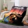 1pc, "Home Decorative Throw Blanket, Perfect for Sofa, Bedroom, Living Room, Travel, Camping, Car, Beach, Office Nap, Soft Coverlet with Cute Cartoon