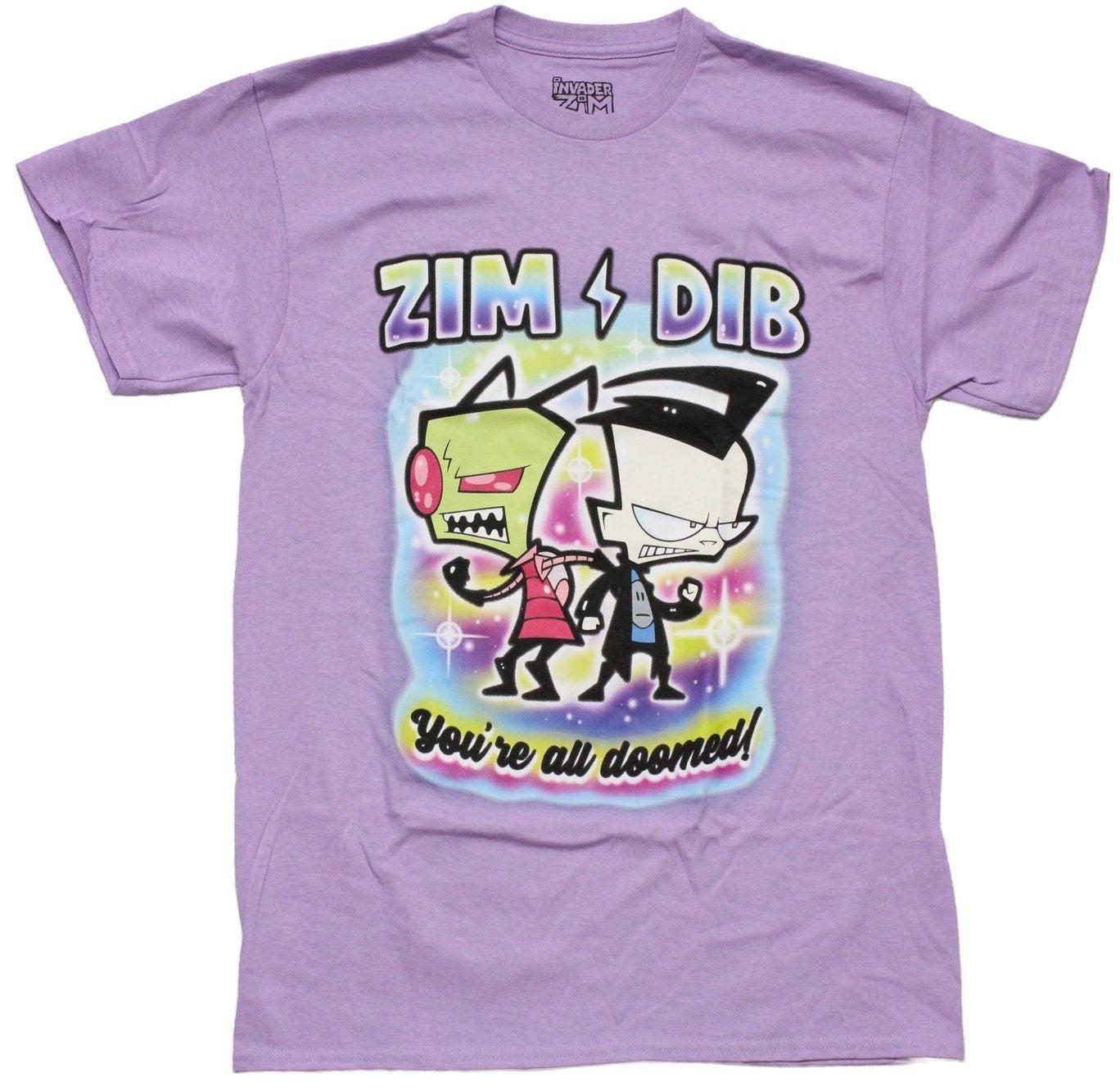 Invader Zim Cartoon Retro Unisex T-shirt S-5XL Unisex T-Shirt XXL