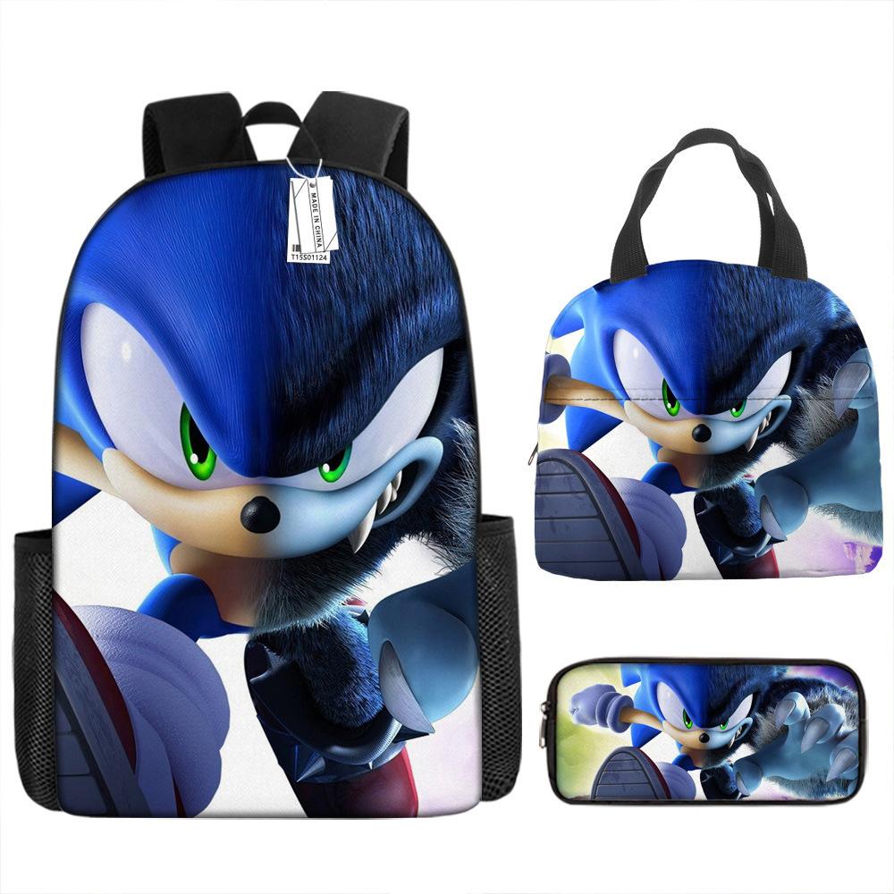 Backpack Trend Backpack Anime Large Capacity Elementary School Bag Lunch Bag