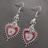 2022 Gothic Punk Rose & Bloody Eye Bat Earrings