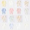 Apple Bear Cloud Print Baby Cotton Romper Suit For Newborns And Infants