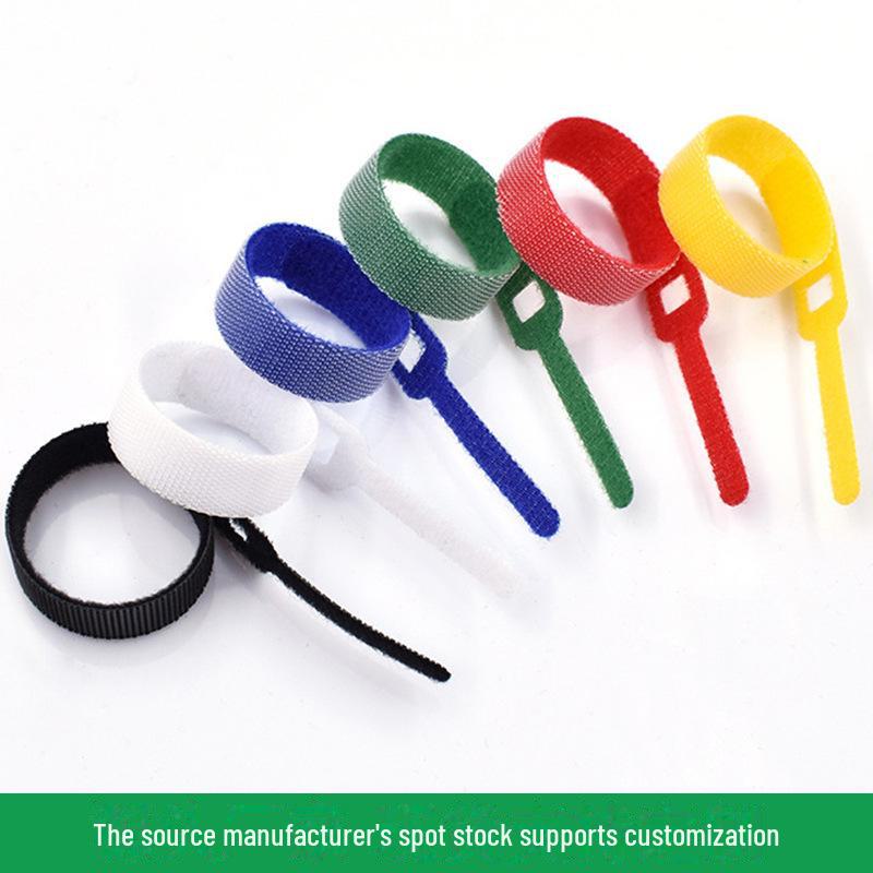 Self-Adhesive Velcro Hook & Loop Cable Management Strap for Wire Organization
