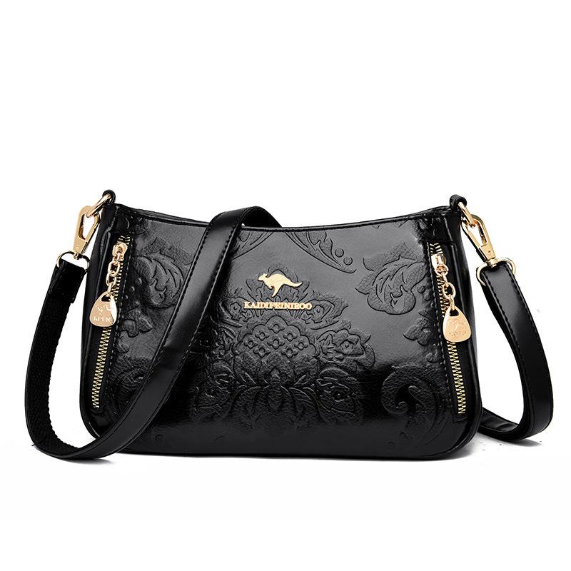 

Женская сумка через плечо женская сумка в китайском стиле Lady Mom Bag модная сумка через плечо чёрный