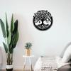 Metal Wall Art Tree of Life Yin Yang 3D Silhouette Home Decor Iron Sculpture