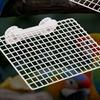 Wear Resistant Parrot Metal Mesh Platform Bite Resistant Steel Bird Station Board Stable Parrot Perches Stand for Bird Cage