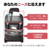 COZENTA Car Seatback Pocket for Rear Includes Drink Trash and Tissue Box Seats, Holder, Can, (Black)