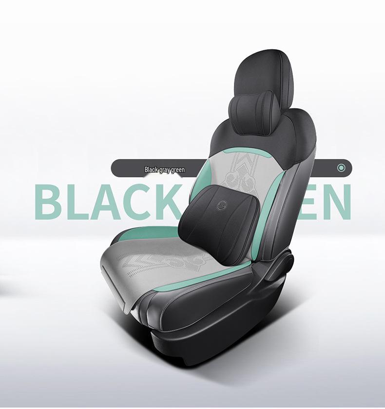 AION S580 Suede Car Seat Cover: Four Seasons, Semi-Enclosed Design