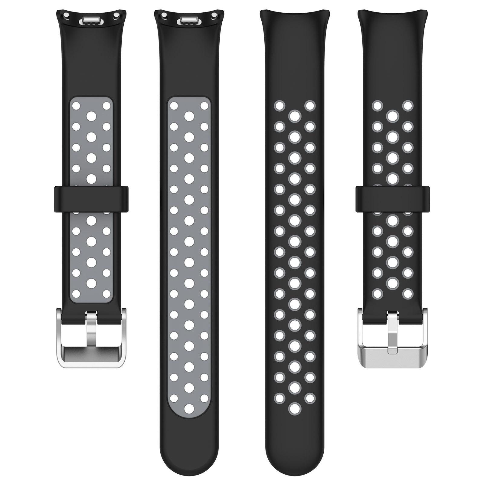 

For Xiaomi Smart Band 9 NFC/9/8 NFC/8 Silicone Watch Band Dual Color Adjustable Wrist Strap Army Green+Black