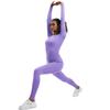 Auroth Seamless Gym Running Set Women Long Sleeve Yoga Sportswear Sexy Push Up Pants Fitness Clothes