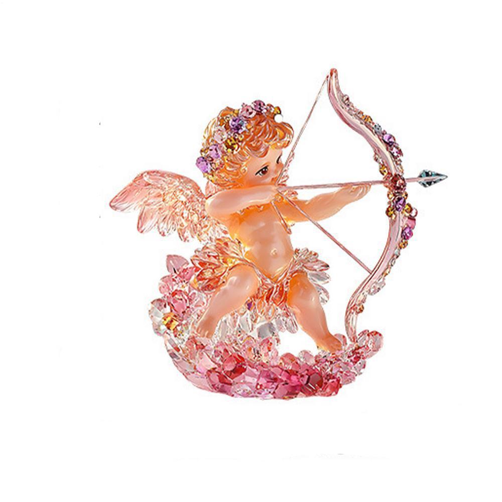 

Акриловый декор для дома на День святого Валентина, мини-подвеска в виде сердца, креативный брелок в виде эльфа-ангела, маленькие подарки Style4