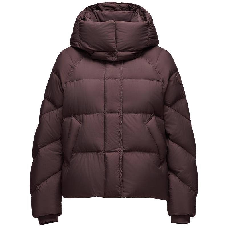 Tanboer Women's Casual Detachable Hood Short Down Jacket