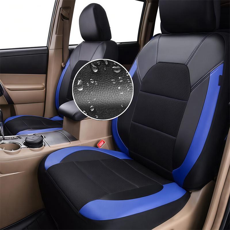 Car Seat Cover Full Set Cloth Universal Polyester Breathable Washable Suitable For Car Truck Van Suv Car Accessories