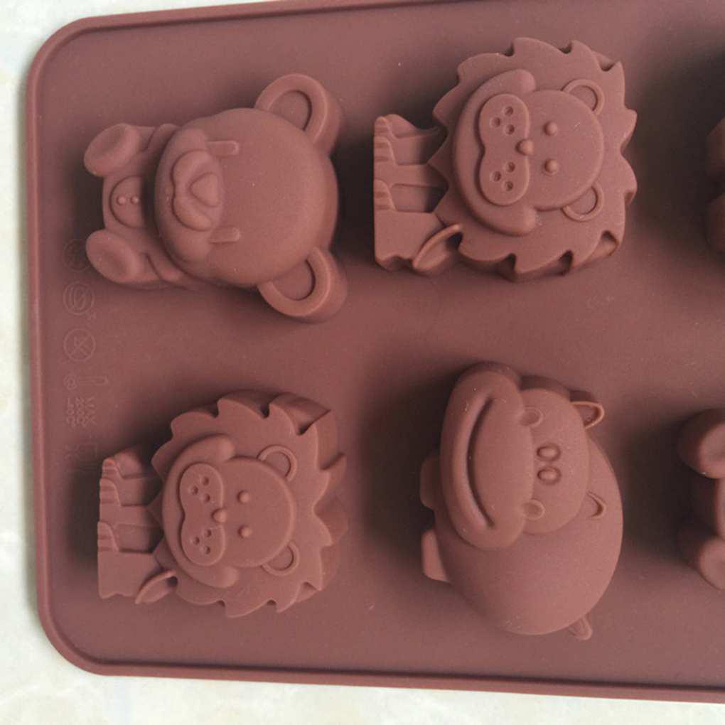 Silicone Non-stick Fondant Mold Recycling DIY Crafts Molds Dessert Animal Shaped Cakes Decoration Baking Mould Chocolates