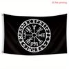 Plano 2D - Plano 2D - Plano 2D - Plano 2D - Plano 2D 1 Pacote, <Mapa de Navegação Viking Vegvisir>, Tamanho 2,3X3 Pés (70X90 Cm) Ou 3x5 Pés (90X150 Cm), com 2 Gro