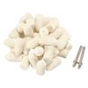 45Pcs Grinding Polishing Pad Accessories 20mm Wool Felt Polishing Buffing Wheel2Pcs 35mm Shanks For Rotary Tool