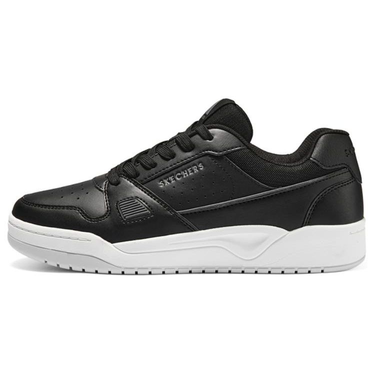 Skechers Versatile Comfortable Simple Lightweight Breathable Low-Top Skate Shoes Men sneakers Black 183250-BLK 40