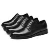 Business Oxford Lederschuhe Herren Atmungsaktiv Hochwertig Formelle Kleiderschuhe Männlich Büro Hochzeit Ballerinas Schuhe Brogues Herren