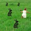 Easter Bunny Garden Stake Acrylic Decorative Sign Party Decoration Supplies for Holiday New Year Birthday Party