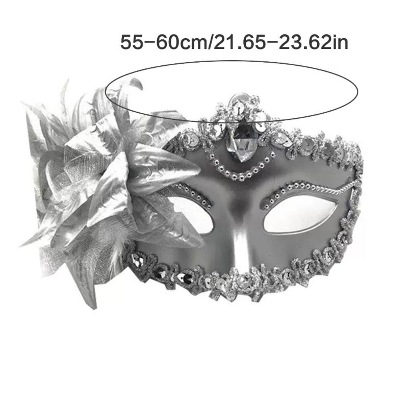 Masquerades Mask Venetians Party Mask Halloween Costume Mask Mardi Gras Mask Women Glitter Half Face Mask Eye Mask