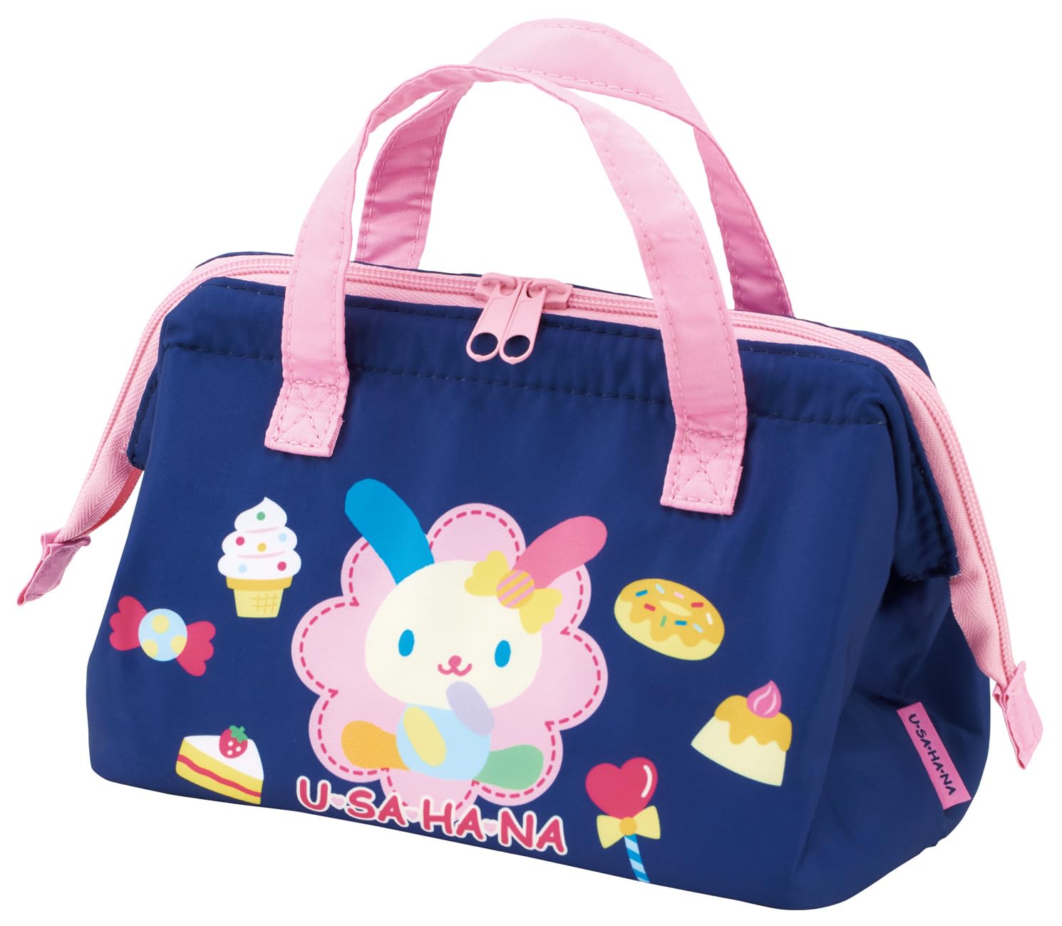 Ланч-бокс для скейтера Sanrio Usahana, Изолированный, Застежка, Женский, KGA1-A