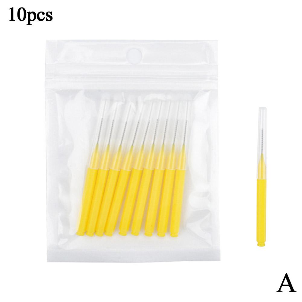 10 sztuk Mini Szczoteczka do Brwi Szczoteczka do Trwałej na Brwi Jednorazowe Pędzelki do Makijażu Rzęs Aplikatory Do B7U4