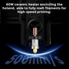 Creality Ender 3 V3 KE Ceramic Hotend Kit, 300°C High Temp Heating Block Extruder Hotend forEnder 3 V3 KE K1/K1 Max