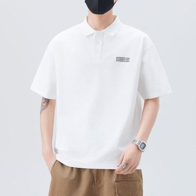 Herren Sommer Neu Locker Kurzarm POLO-Shirt Herren Revers Dünnes Kurzes T-Top