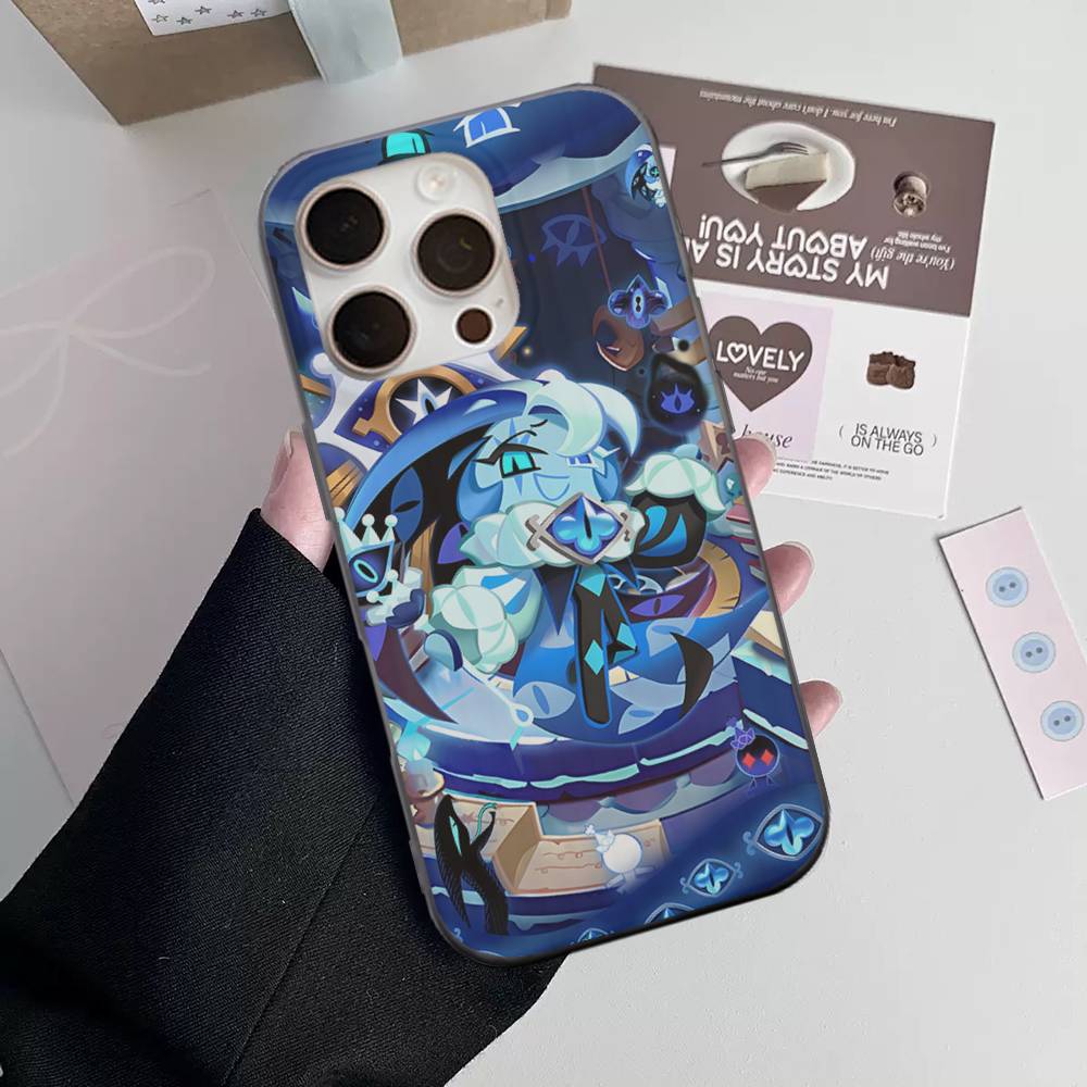Cookie Run Kingdom Für iPhone 16 15 14 13 12 11 17 Pro Max Plus Wellenförmige geriffelte Handyhülle Anti-Drop-Abdeckung