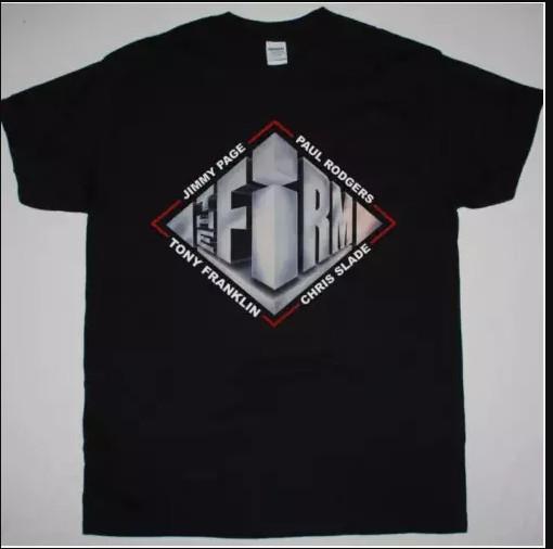 THE FIRM 1985 JIMMY PAGE PAUL RODGERS T-shirt size S-5XL XXXL