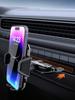 Support de téléphone pour fente CD de voiture, Verrouillage automatique Rotation à 360°, Conception antidérapante sans perçage, Convient aux téléphones de 4,0 à 6,7 pouces