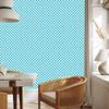 Checkerboard Wallpaper in Aquamarine and Turquoise for Living Room and Bedroom 50x1000