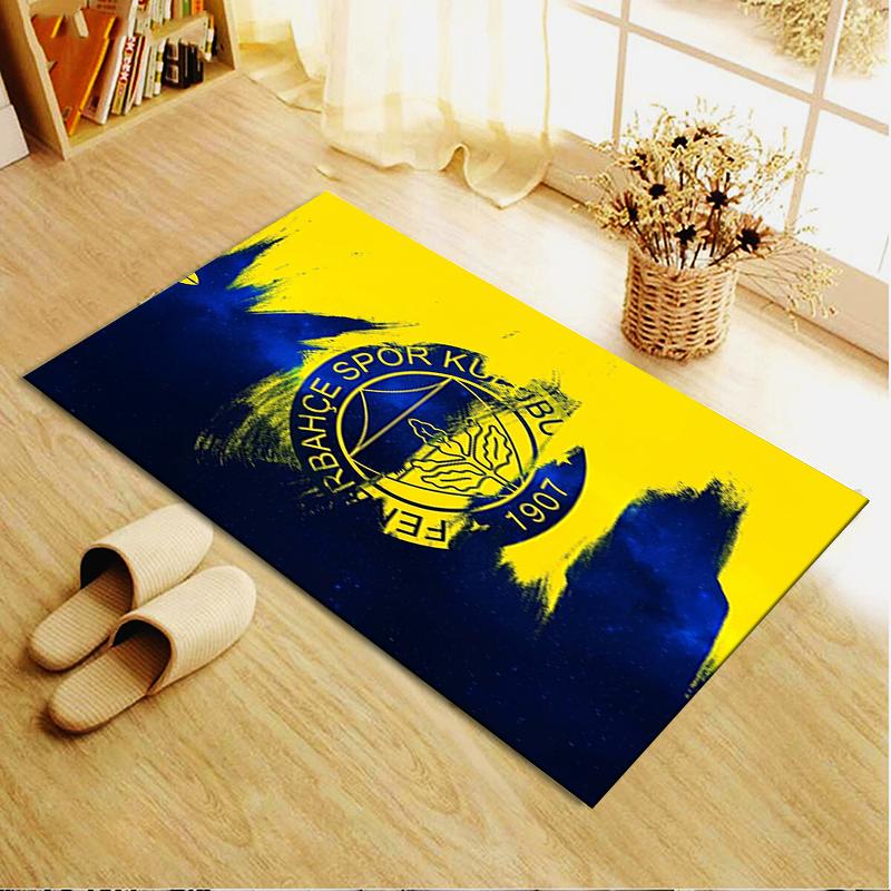 Fenerbahe Sk Teppich für Wohnzimmer Schlafzimmer Zuhause Sofadekoration Kinder Spiel Rutschfeste Bodenmatte
