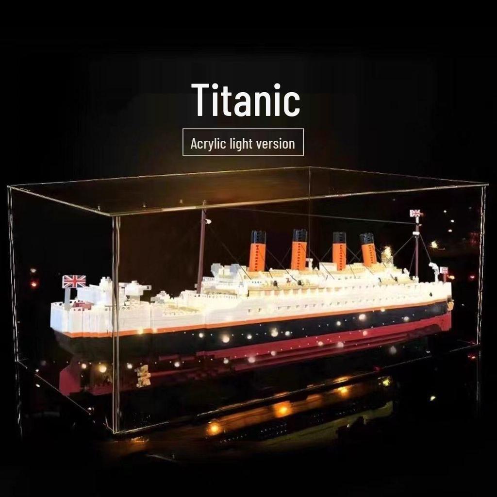 Nezha Model výletní lodi Titanic: Mikrostavební bloky s vysokou obtížností, kompatibilní s Lego