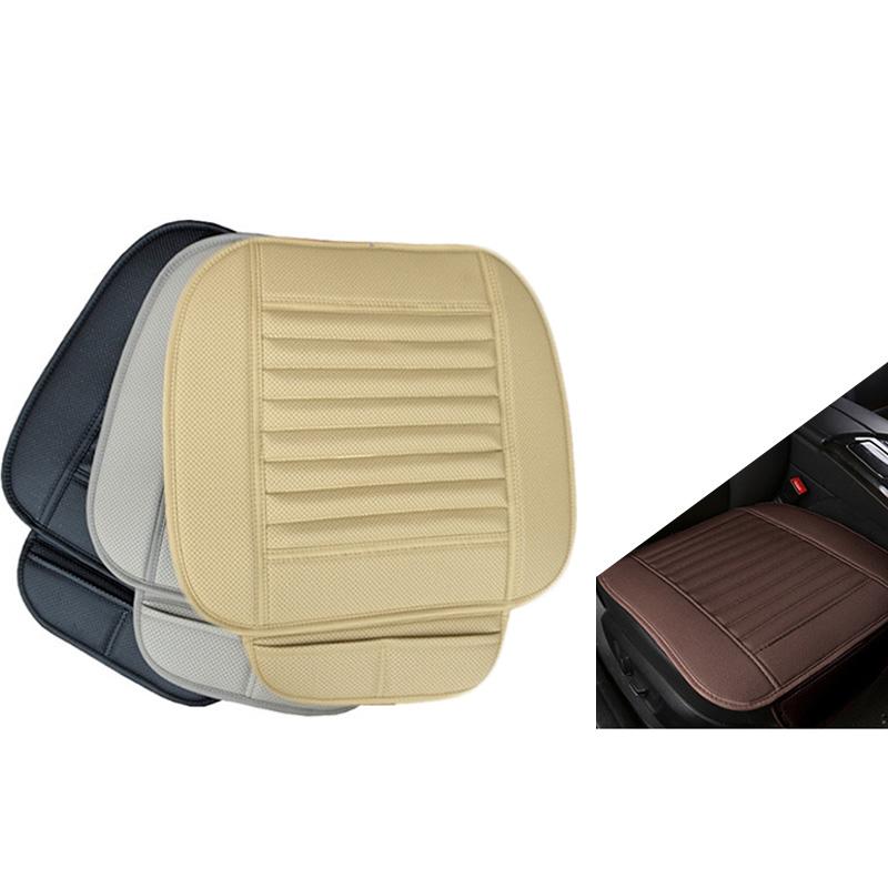 Car Front Seat Cover Breathable PU Leather Pad Mat Auto Chair Cushion-Universal#