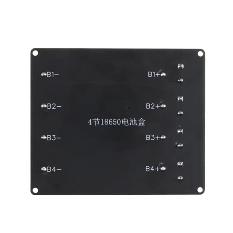 4-Cell 18650 DIY Battery Holder No Welding Required For Series Parallel Setups Overdischarge Shortcircuit Prevention