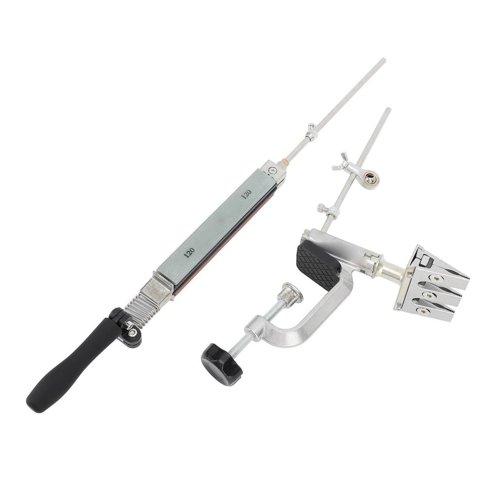 Knives Sharpener Stone 120 320 600 1500 1000 6000 Grit Fixed Angle Flipable Design Knives Sharpening Kit for Kitchen