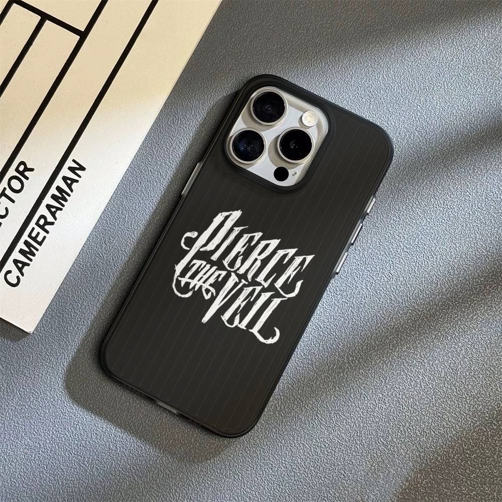 P-Pierce The Veil Band Handyhülle Für iPhone 17 16 15 14 Plus 11 12 13 Pro Max Stoßfester Schutz Weiche Rückabdeckung