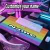 Custom Name Personalized Among Us Pattern Mousepad, Laptop PC Desk Mat, Decorative Desk Mat for Home Keyboard Pad Gift