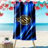 Asciugamano da Spiaggia Stampato Club Brugge K.V, Asciugamano Grande Morbido ad Asciugatura Rapida per Spiaggia Campeggio Nuoto