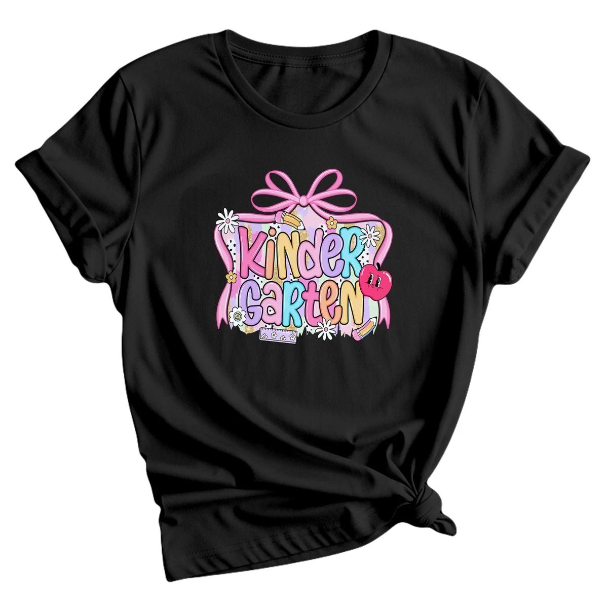 Kindergarten Teacher T-Shirt Back To School Teachers Appreciation Gift  Tee 100