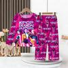 New Demon Hunters Children's Pajamas Long Sleeve Cartoon Girls Babies Middle and Older Children's Loungewear Set