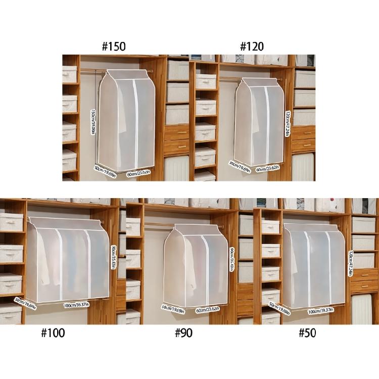 Nontoxic PEVA Clear Clothes Dust Cover Waterproof Hanging Garment Protectors For Home Use Storage